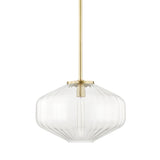 Hudson Valley Lighting Bennett Pendant Light – Aged Brass