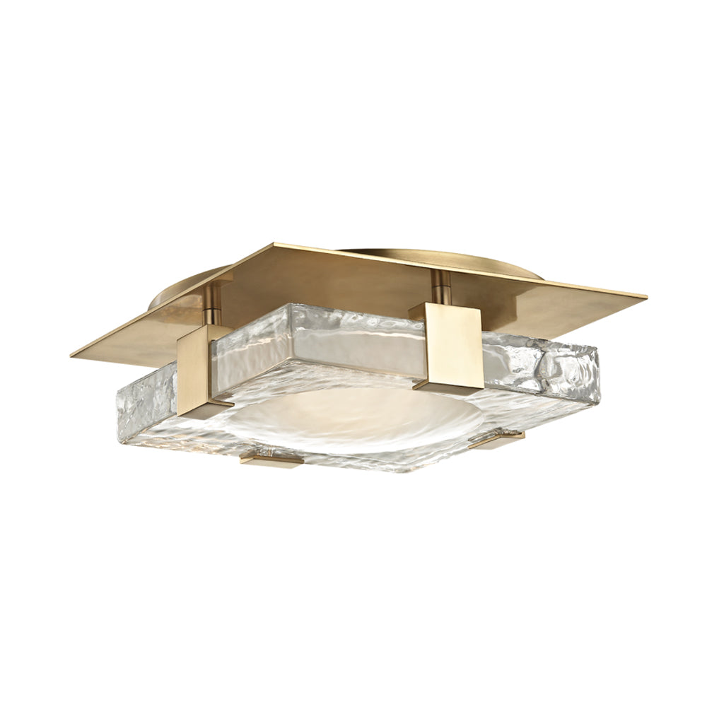 Hudson Valley Lighting Bourne Ceiling Light – Aged Brass