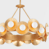 Hudson Valley Lighting Emerald Chandelier – Vintage Gold Leaf