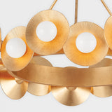 Hudson Valley Lighting Emerald Chandelier – Vintage Gold Leaf