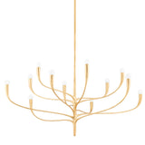 Hudson Valley Lighting Labra Chandelier – Vintage Gold Leaf – Large