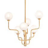 Hudson Valley Lighting Onyx Chandelier – Vintage Gold Leaf