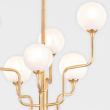 Hudson Valley Lighting Onyx Chandelier – Vintage Gold Leaf