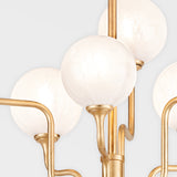 Hudson Valley Lighting Onyx Chandelier – Vintage Gold Leaf