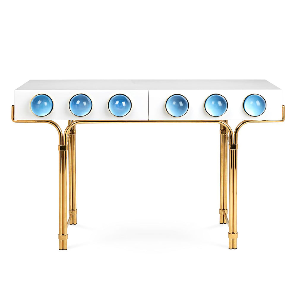 Jonathan Adler Globo Console Table – Blue