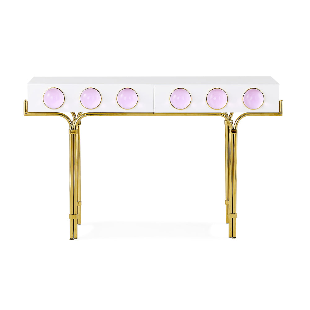 Jonathan Adler Globo Console Table – Pink
