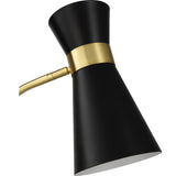 Keiichi Ambrose Floor Lamp – Black and Gold