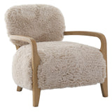 Keiichi Baaab Accent Chair – Faux Sheepskin