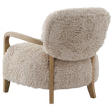 Keiichi Baaab Accent Chair – Faux Sheepskin