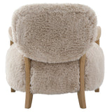 Keiichi Baaab Accent Chair – Faux Sheepskin