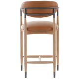 Keiichi Soho Counter Stool – Natural and Bronze – Excess Stock