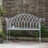Kennard Outdoor Bench – Distressed Grey