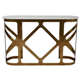 Libra Interiors Metropolitan Console Table – Satin Bronze
