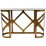 Libra Interiors Metropolitan Console Table – Satin Bronze