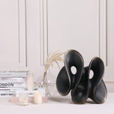 Liang & Eimil Blakely Abstract Sculpture – Dark Bronze