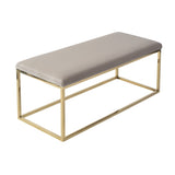 Liang & Eimil Loft Bench in Gainsborough Limestone Velvet