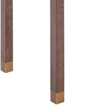 Liang & Eimil Alcudia Dressing Table - Dark Brown Oak/Antique Brass