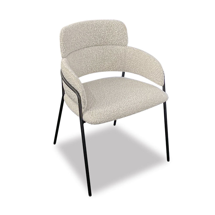 Liang & Eimil Alice Dining Chair with Boucle Sand – Excess Stock