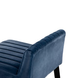 Liang & Eimil Coltrane Counter Stool with Gainsborough Cobalt Blue Velvet