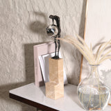 Liang & Eimil Contemplation Sculpture – Dark Bronze & Light Brown
