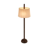 Liang & Eimil Conti Floor Lamp – White Linen/Black Ash