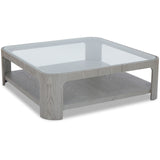 Liang & Eimil Espiga Coffee Table – Silver Black & Clear Glass