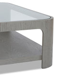 Liang & Eimil Espiga Coffee Table – Silver Black & Clear Glass