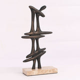 Liang & Eimil Janua Sculpture – Dark Bronze/Marble