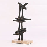 Liang & Eimil Janua Sculpture – Dark Bronze/Marble