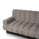 Liang & Eimil Keiron Sofa in Grey Chenille and Matt Black