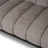 Liang & Eimil Keiron Sofa in Grey Chenille and Matt Black