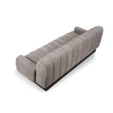 Liang & Eimil Keiron Sofa in Grey Chenille and Matt Black
