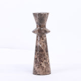 Liang & Eimil Melora Candle Holder – Dark Brown Marble
