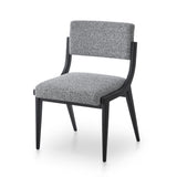 Liang & Eimil Miami Dining Chair in Cordoba Speckle Grey and Matt Black