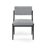 Liang & Eimil Miami Dining Chair in Cordoba Speckle Grey and Matt Black