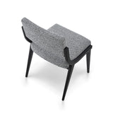 Liang & Eimil Miami Dining Chair in Cordoba Speckle Grey and Matt Black