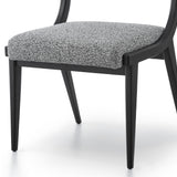 Liang & Eimil Miami Dining Chair in Cordoba Speckle Grey and Matt Black