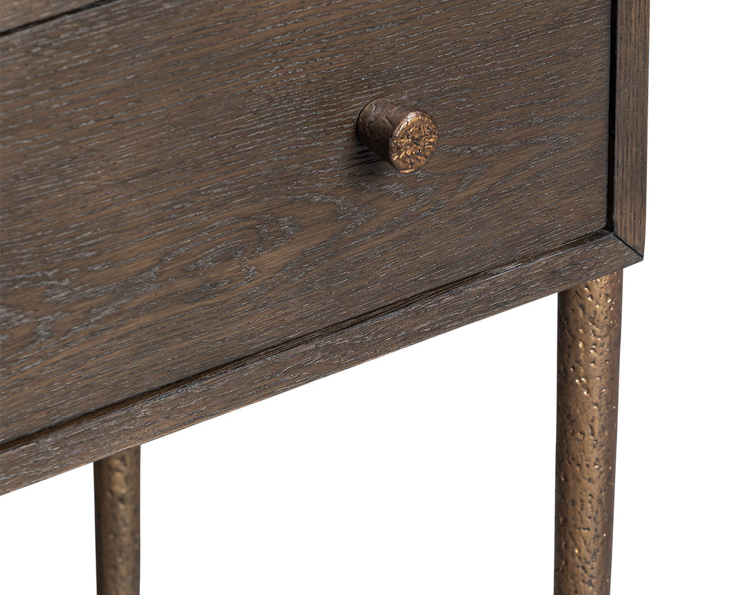 Liang & Eimil Nella Chest of Drawers – Brushed Brown & Hammered Dark Bronze