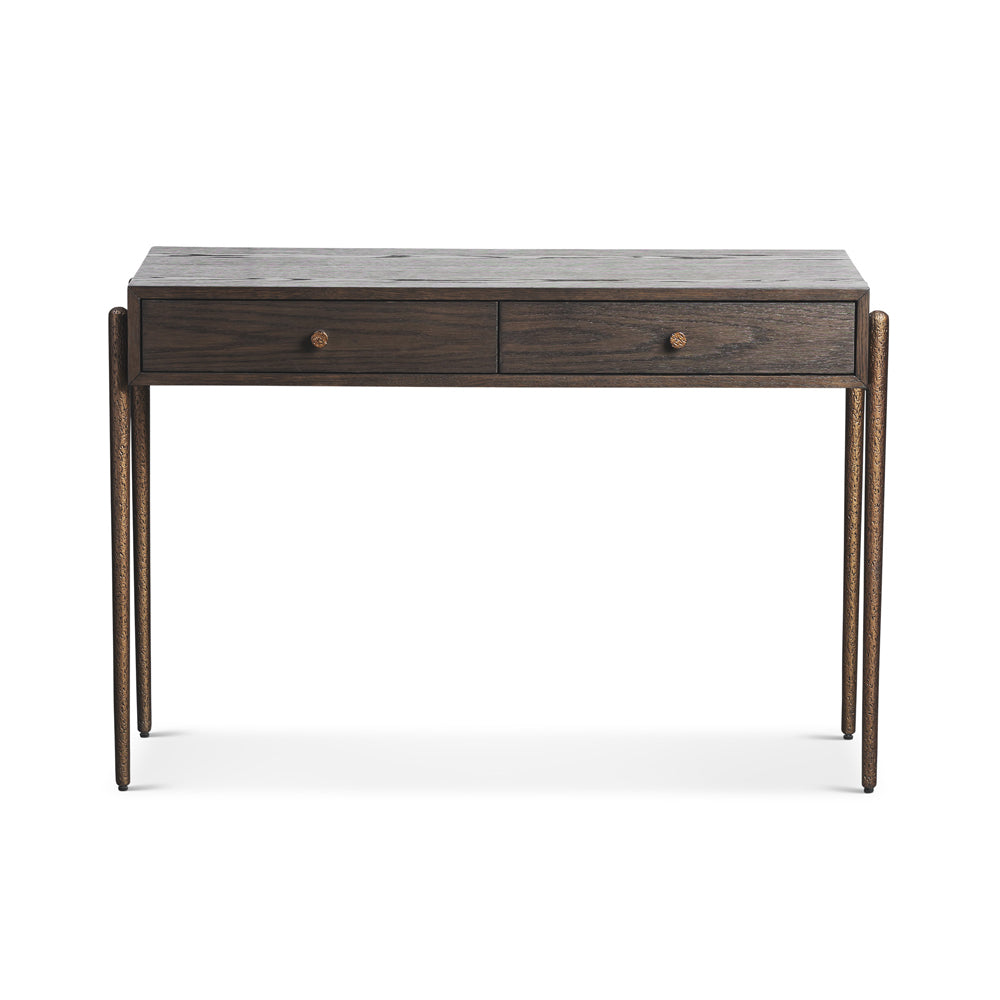 Liang & Eimil Nella Console Table – Brushed Brown & Hammered Dark Bron ...