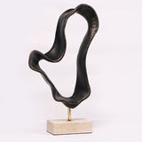 Liang & Eimil Ondra Sculpture – Dark Bronze/Marble