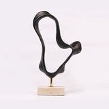 Liang & Eimil Ondra Sculpture – Dark Bronze/Marble