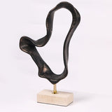 Liang & Eimil Ondra Sculpture – Dark Bronze/Marble