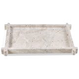 Liang & Eimil Roche Tray in Beige Travertine