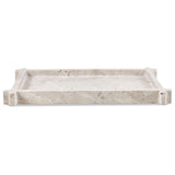 Liang & Eimil Roche Tray in Beige Travertine