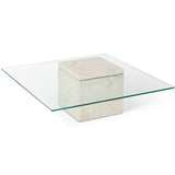 Liang & Eimil Rock Coffee Table in Beige Faux Marble