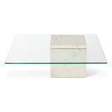 Liang & Eimil Rock Coffee Table in Beige Faux Marble