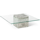 Liang & Eimil Rock Coffee Table – Grey Faux Marble