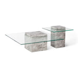 Liang & Eimil Rock Coffee Table – Grey Faux Marble