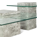 Liang & Eimil Rock Coffee Table – Grey Faux Marble