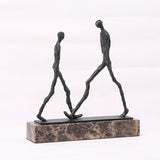Liang & Eimil Synaxis Sculpture – Dark Bronze/Marble